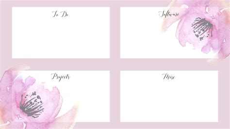 Pink Desktop Wallpaper Organizer